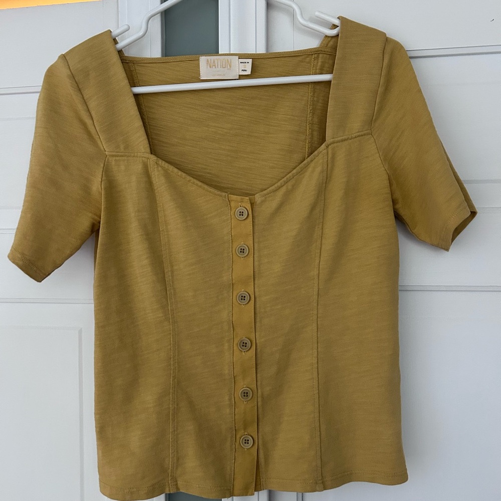 Nation LTD Yellow Shirt
